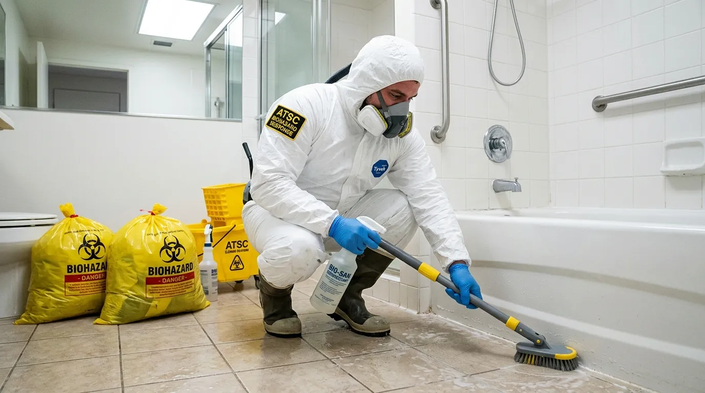 Decontamination equipment deployed for Blood Cleanup in Slinger